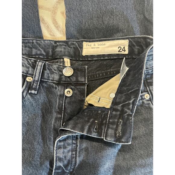 Rag & Bone Alex High Rise Straight distress Denim Jeans size 24 - Picture 8 of 8